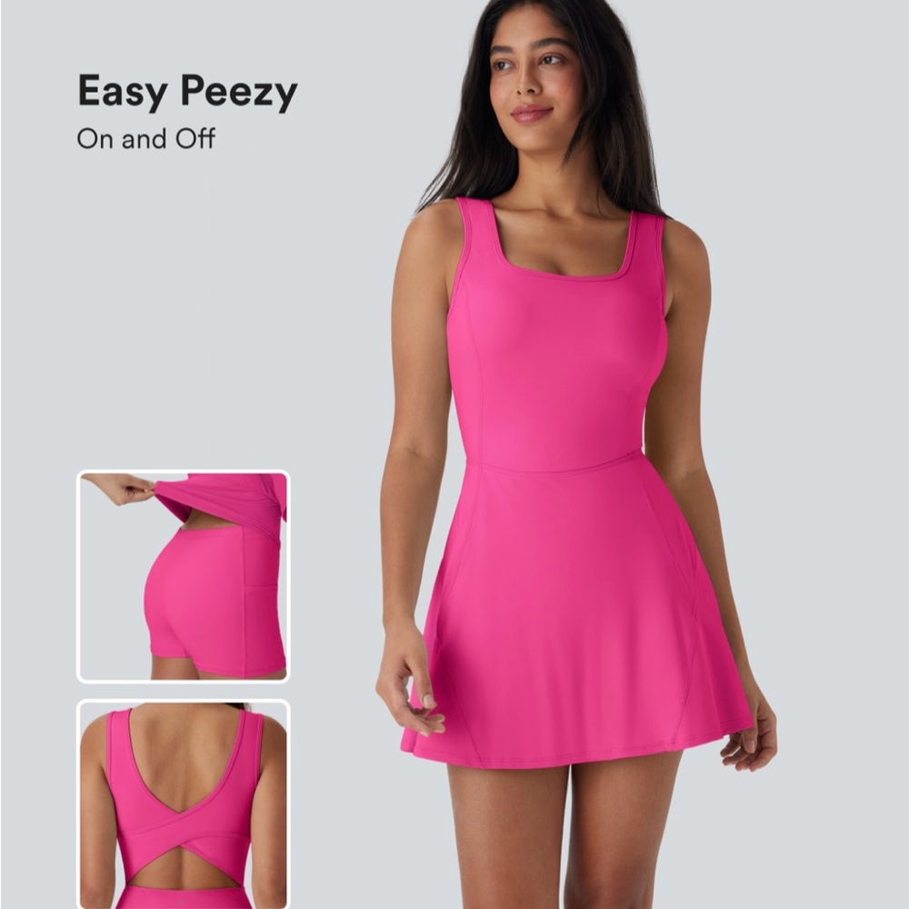 HALARA Women's Mini Dress - Vibrant Pink